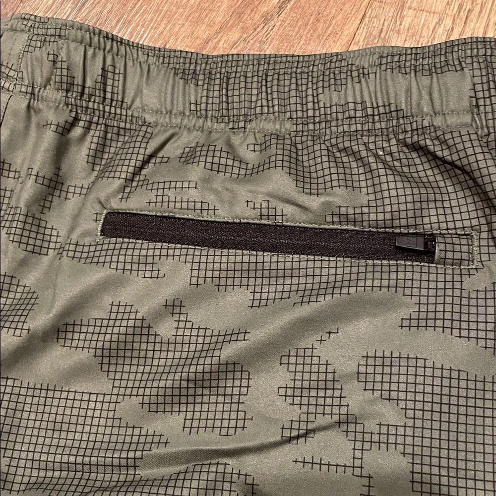 MSX by Michael Strahan Green Camo Swim Trunks Board‎ Shorts